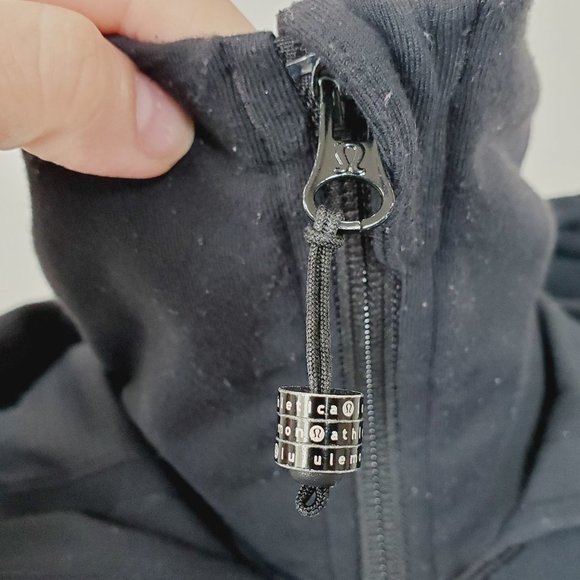 LULULEMON Black Funnel Neck Hooded Jacket - Picture 6 of 10